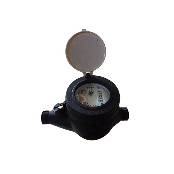 ISO4064 Class B plastic Nylon Body Multi-Jet Wet Dial Type Water Meter