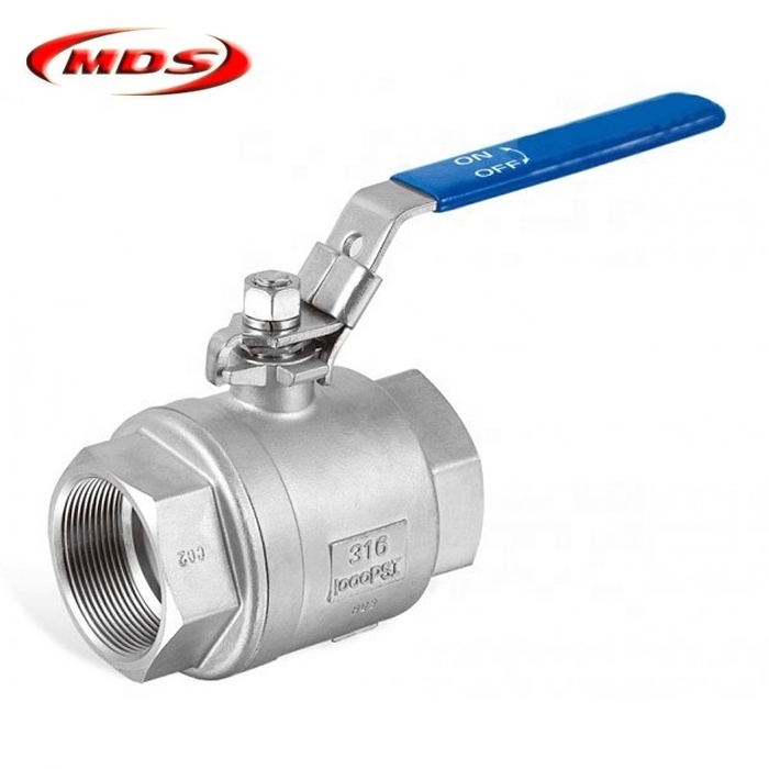 3 inch SS316 stainless steel 2pc ball valve cf8m 1000wog