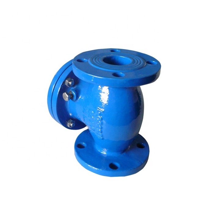 din standard ductile cast iron ggg50 di double flanged flexible swing check valve dn100 pn16