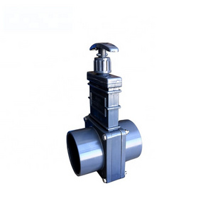 DIN standard plastic PVC knife gate valve 6 inch