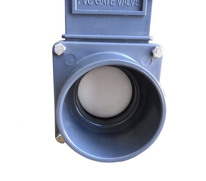 DIN standard plastic PVC knife gate valve 6 inch