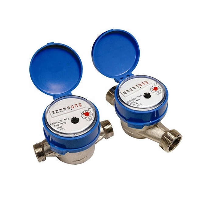 4-20ma output brass single jet water flow meter