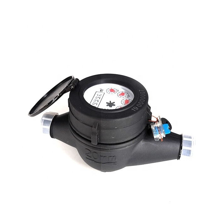 ISO4064 Class B plastic Nylon Body Multi-Jet Wet Dial Type Water Meter