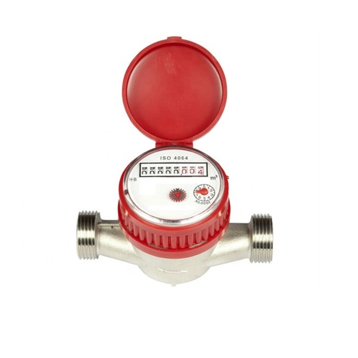 4-20ma output brass single jet water flow meter