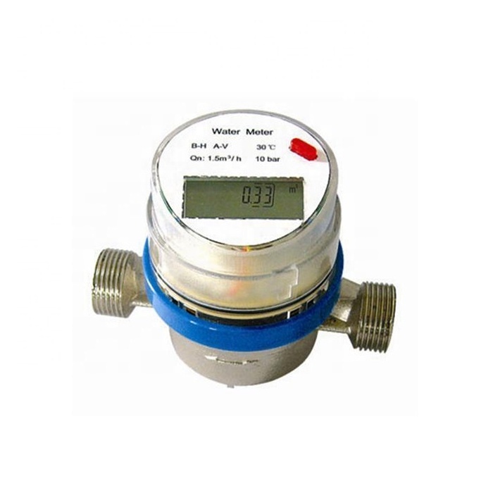 4-20ma output brass single jet water flow meter