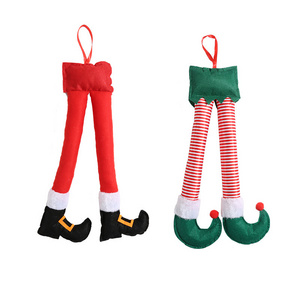 Long Elf Stuffed Christmas Elf Legs Car Leg Pendant Stuck Home Table Holiday Indoor Outdoor Party Wholesale Christmas Decoration