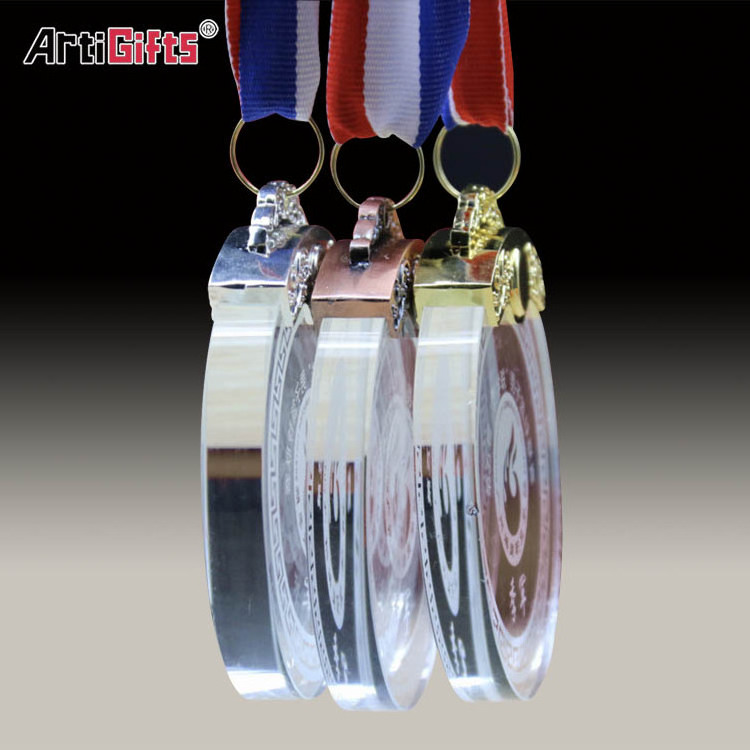 Artigifts Wholesale 3D Laser Engraving Glass Basketball Trophies Awards Custom Made Blank Clear Crystal Acrylic Medal