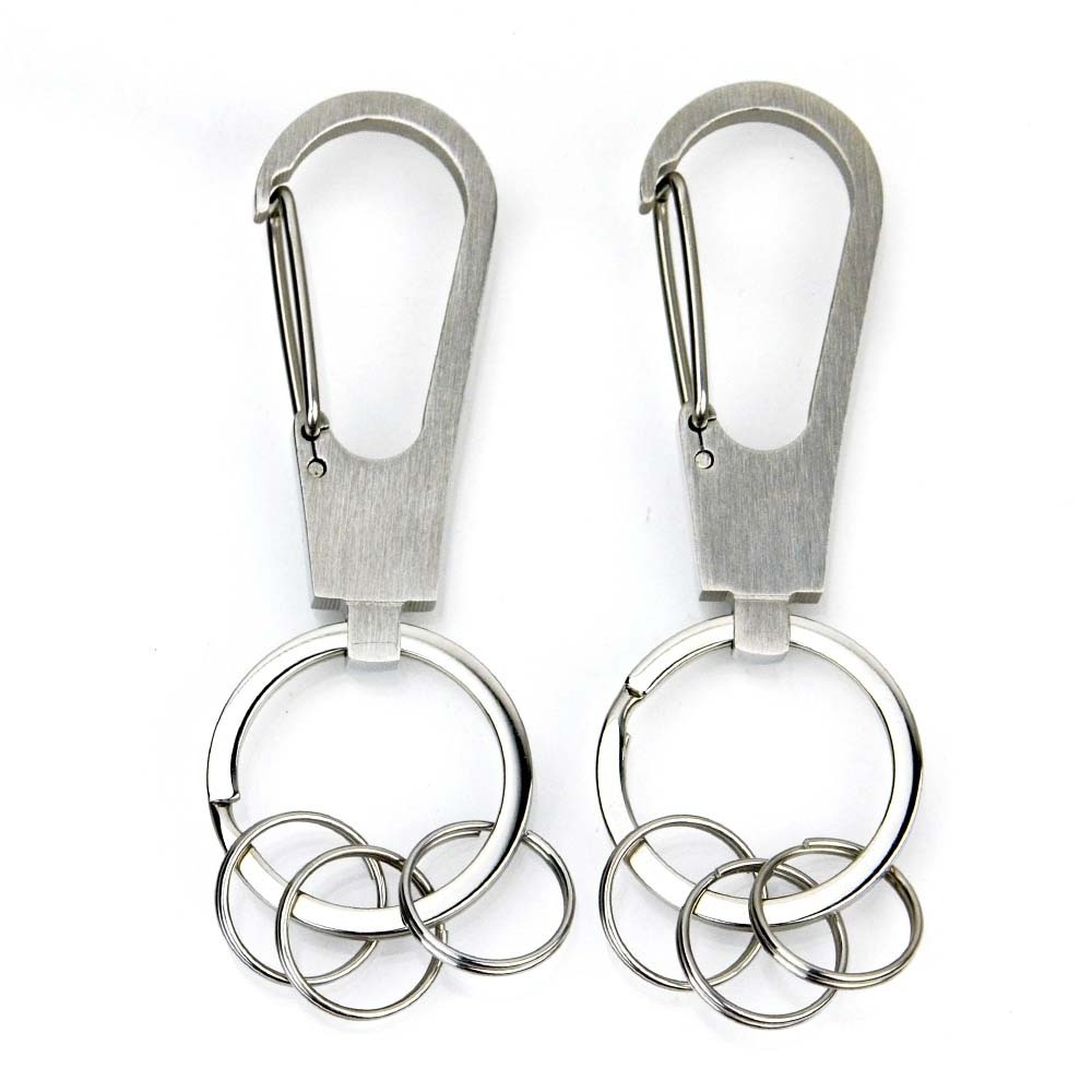 Wholesale Manufacture Zinc Alloy Silver Split Custom Logo Blank Metal Car Keychain Accessories With Key Ring