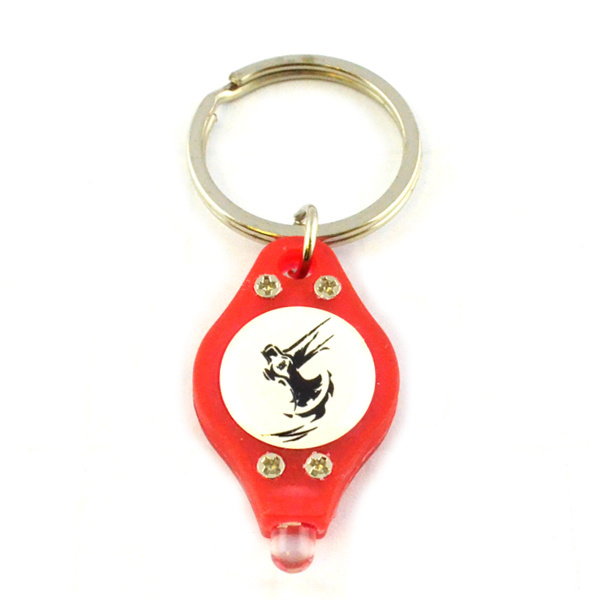 Oem Keyring Maker Supplier Personalized Flashing Key Ring Light 2D Key Chain Custom Plastic Soft Pvc Led Reflective Keychain