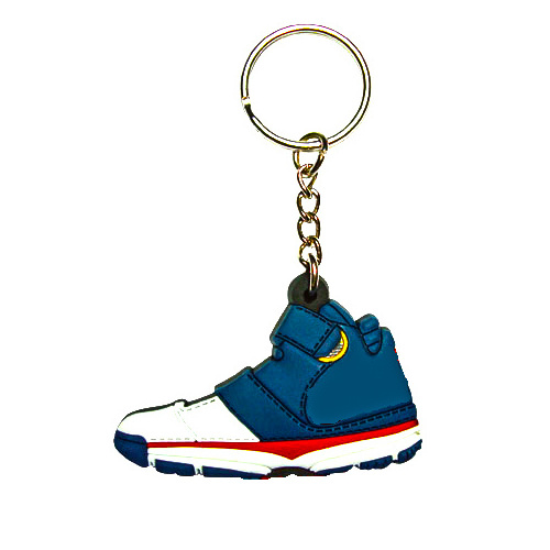 Wholesale Promotional Gifts Bulk Key Ring Rubber 2D 3D Mini Basketball Shoe Key Chain Custom PVC Sneaker Keychain