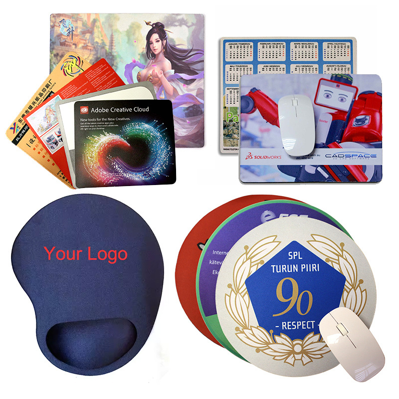 Artigifts Promotional Wholesale Oem Mousepad Blank Sublimation Custom 3D Printed Gel Mouse Pads With Wrist Rest Support