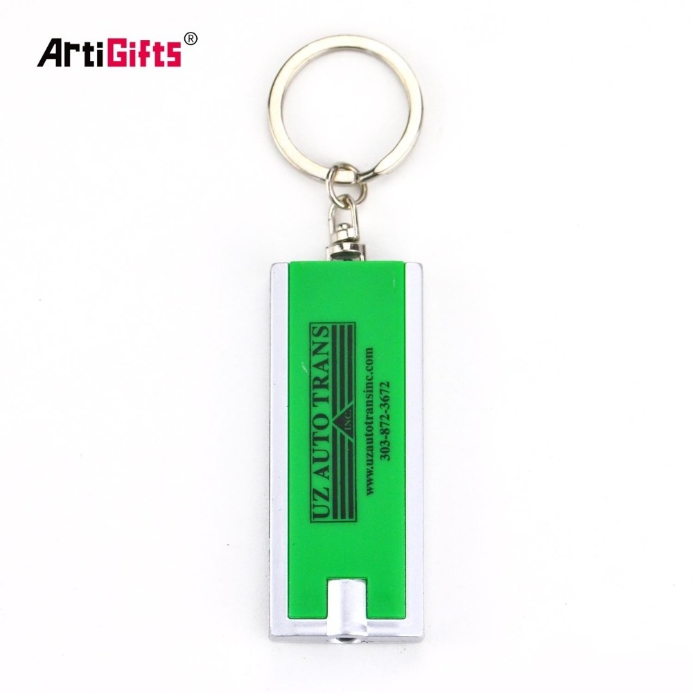 Artigifts Keyring Factory Wholesale Multifunctional Metal Key Ring Custom Car Logo Led Light Key Chain Blank Keychain Flashlight