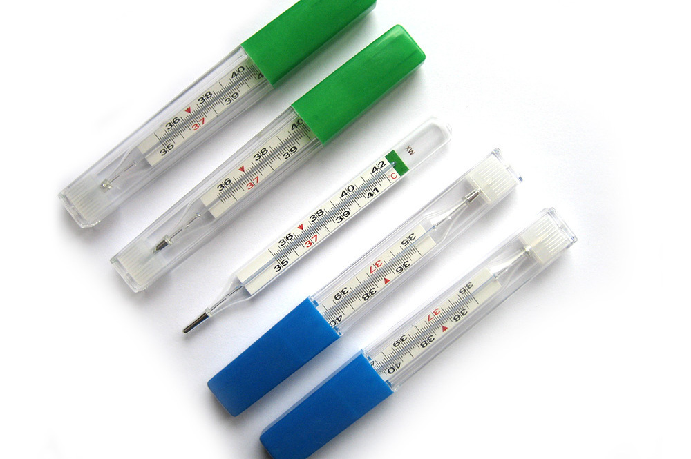 Mercury-free Thermometer CR.W00 / Gallium Thermometer / Medical Mercury Free Glass Thermometer