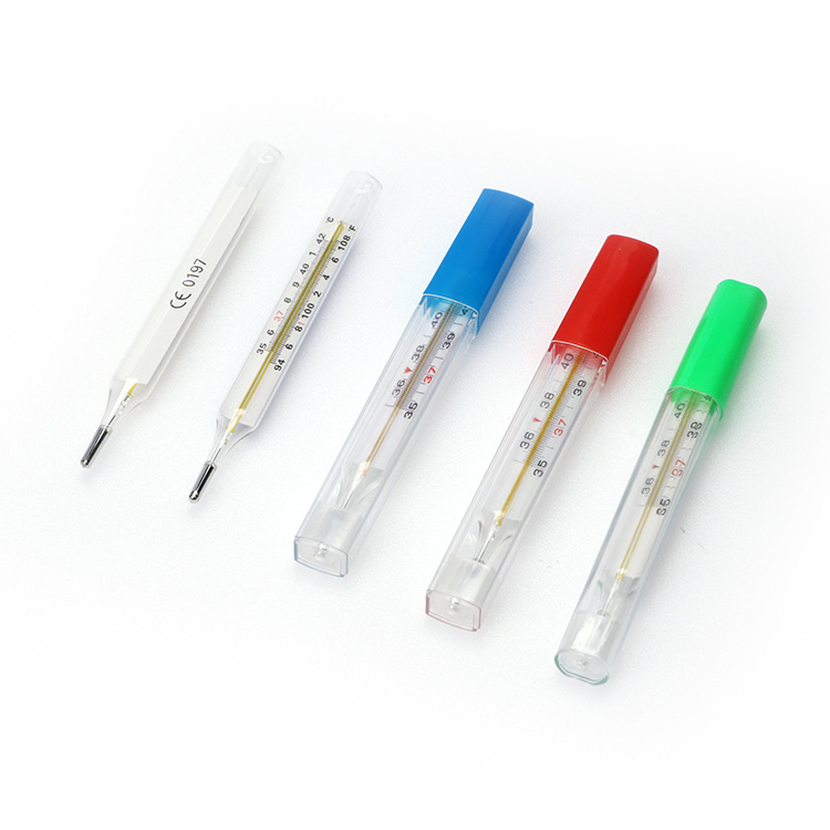 Hot sale customized clinical gallium thermometer glass oral mercury-free armpit thermometer