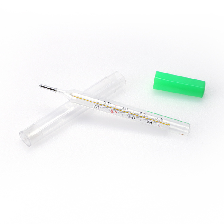 Hot sale customized clinical gallium thermometer glass oral mercury-free armpit thermometer