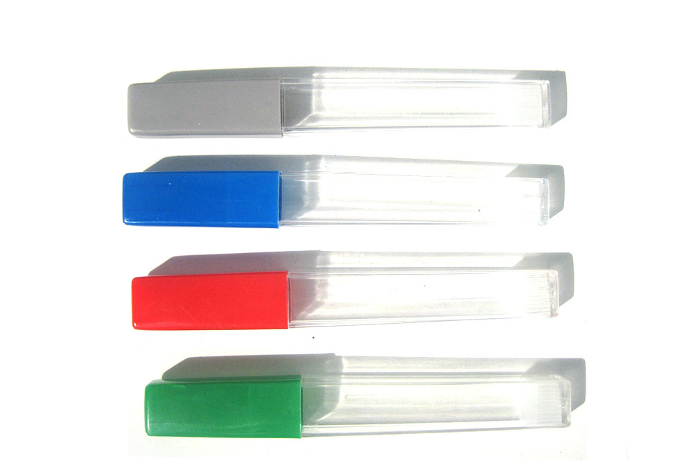 Glass Mercury Free Clinical Thermometer for Human OEM Plastic Case Gallium Green Blue Red Body Temperature Measurement Class II