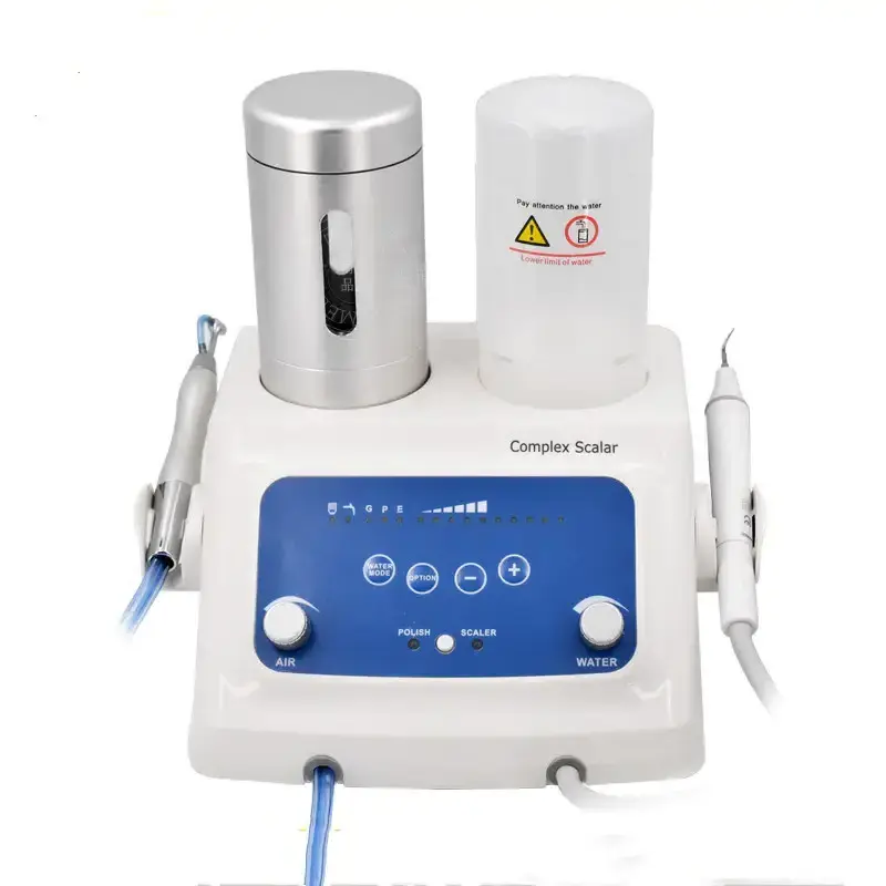 2 in 1 Dental Ultrasonic Scaler with Air Prophy Polisher Complex Dental Ultrasonic Scaler