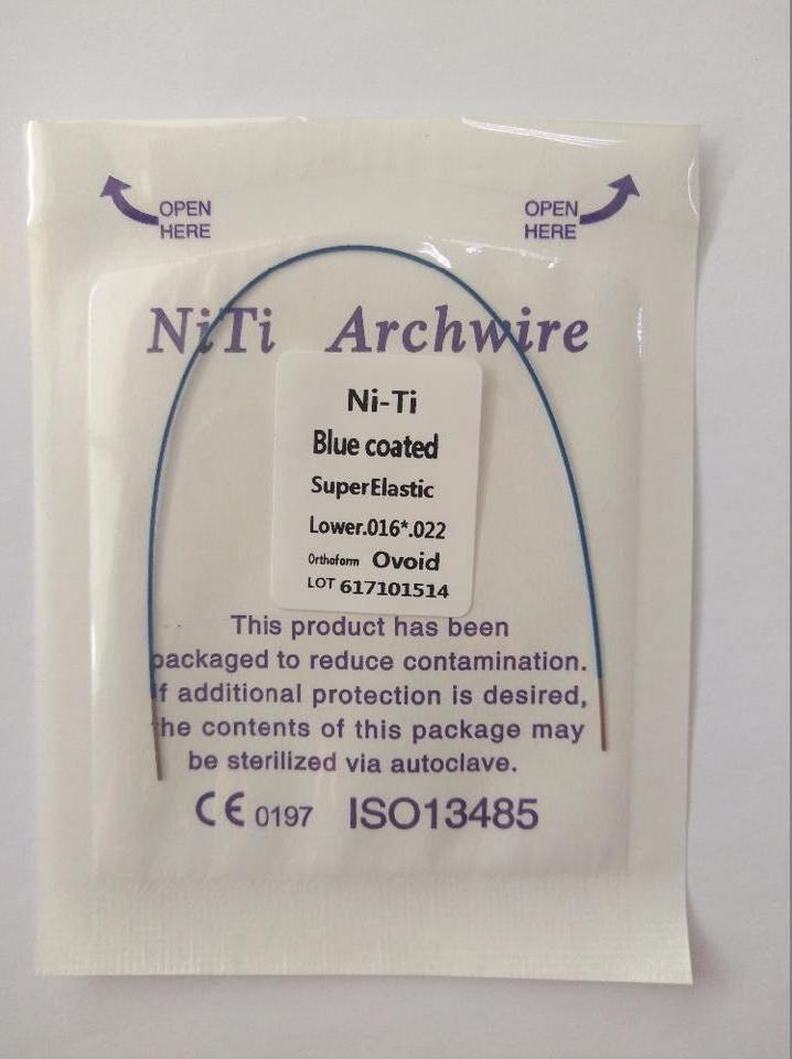 ALS dental nickel-titanium stainless steel orthodontic archwire/archwire can be customized