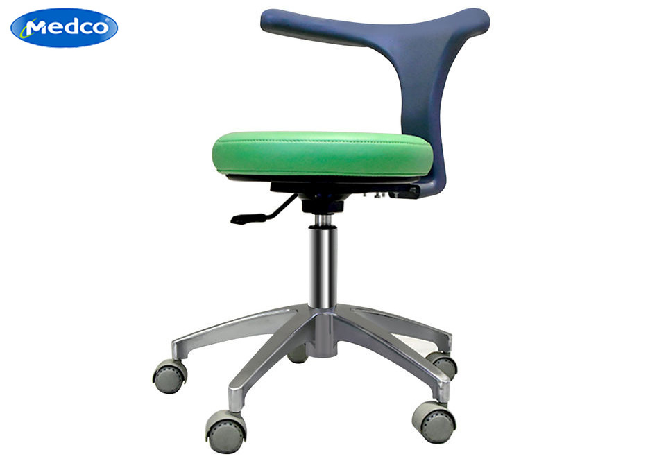 Dental Unit Chair With Armrests And Backrest Rotatable Lifting Saddle Stool Dental Chair Spare Parts Dental Chair