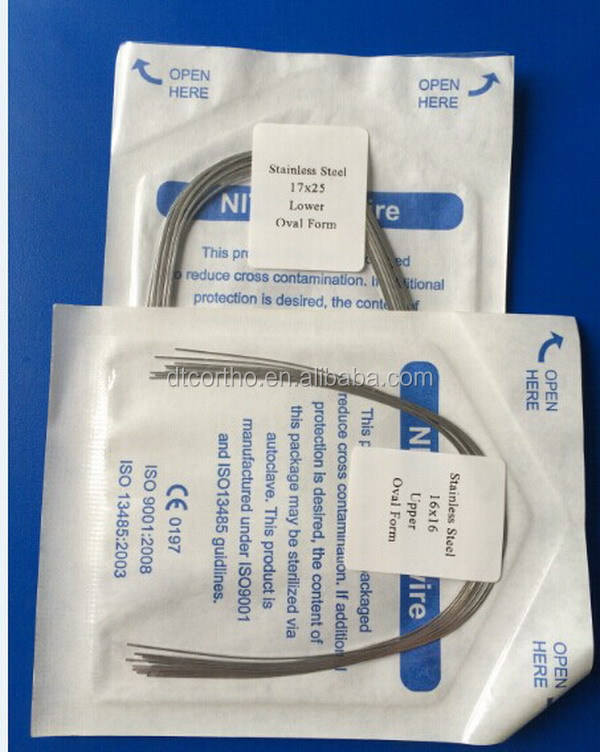 ALS dental nickel-titanium stainless steel orthodontic archwire/archwire can be customized