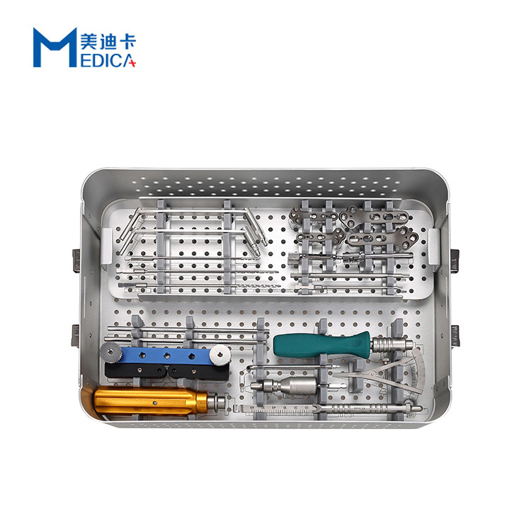 Veterinary Orthopedic Surgery Titanium TPLO 2.0/2.4mm Plate Instruments Kit