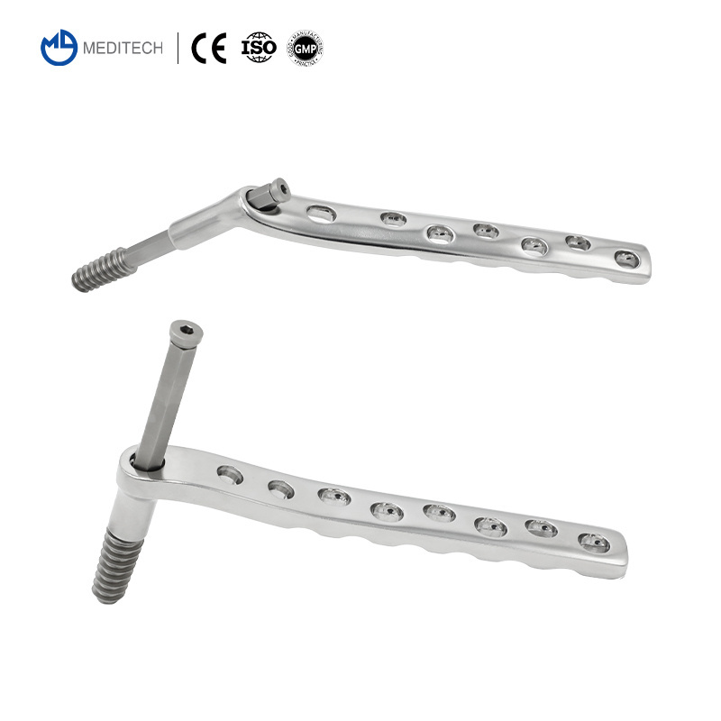 MEDITECH Orthopedic Plate DHS/DCS Plate Titanium Orthopedic Impant Bone Implant Orthopedic Instrument Trauma Plates