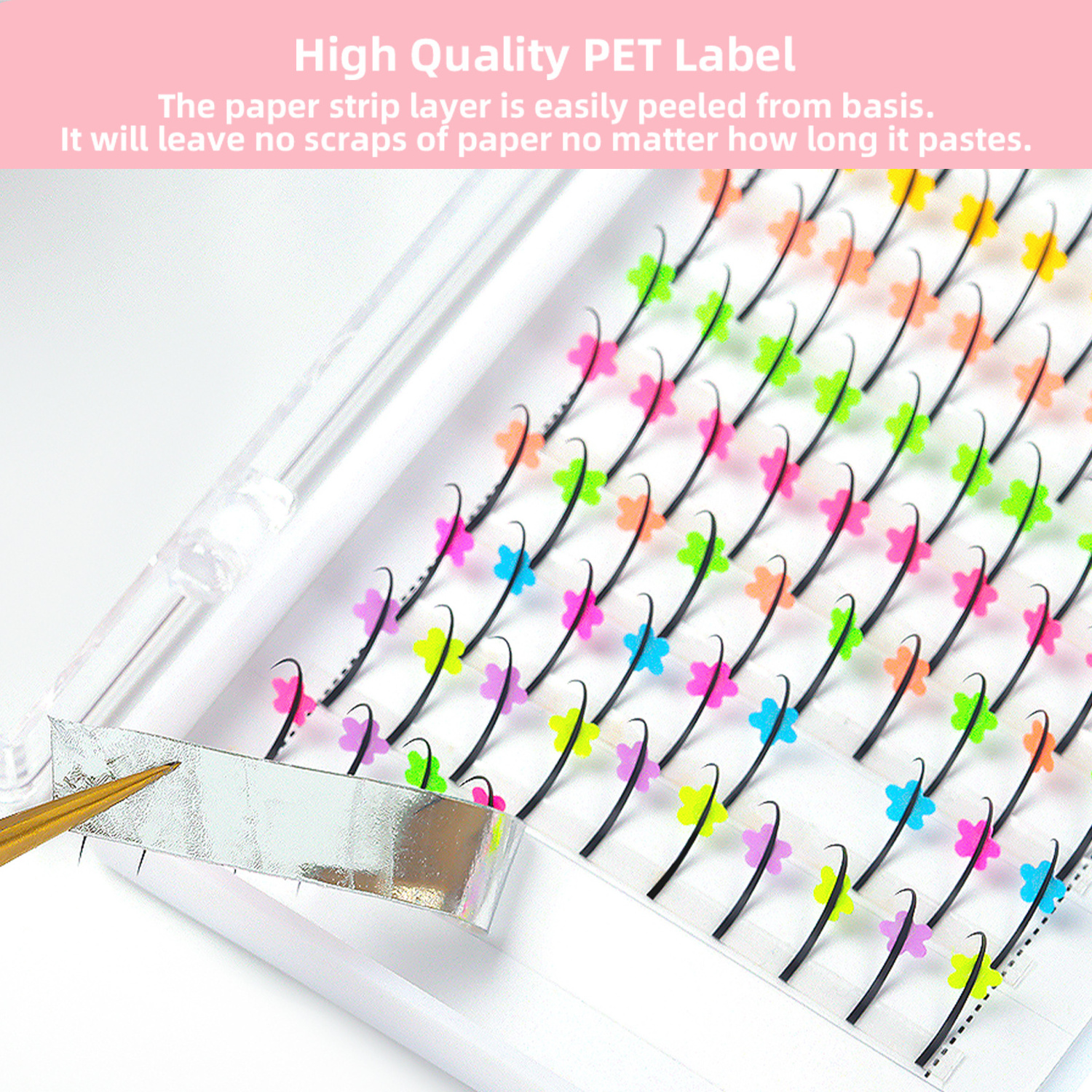 Meet All Quality Glitter Gold Spike 3d Pro Madefans Dramatic False 25mm Lashes Extensions Trays With Decals