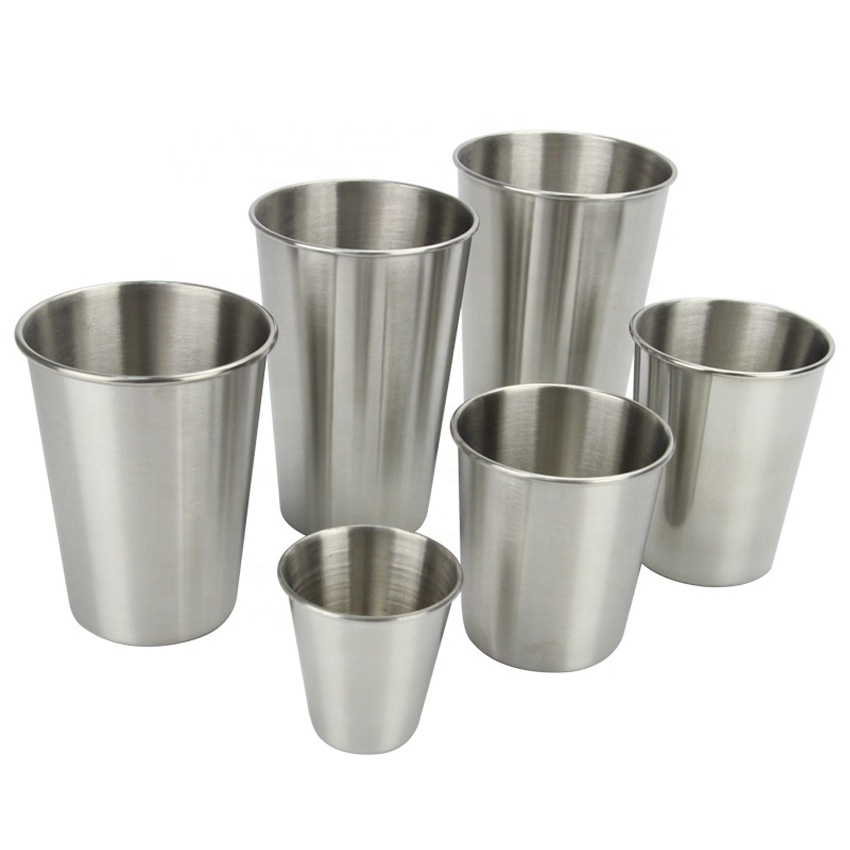 Single Wall Stainless Steel Beer Coffee Cup