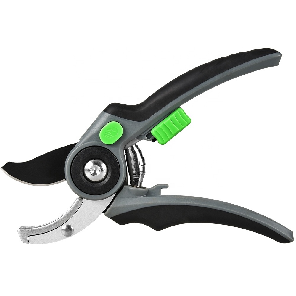 Handle Pruner Shear Indoor and Outdoor Garden Pruning Cutting Curved Blade Trimming Scissors for Garden