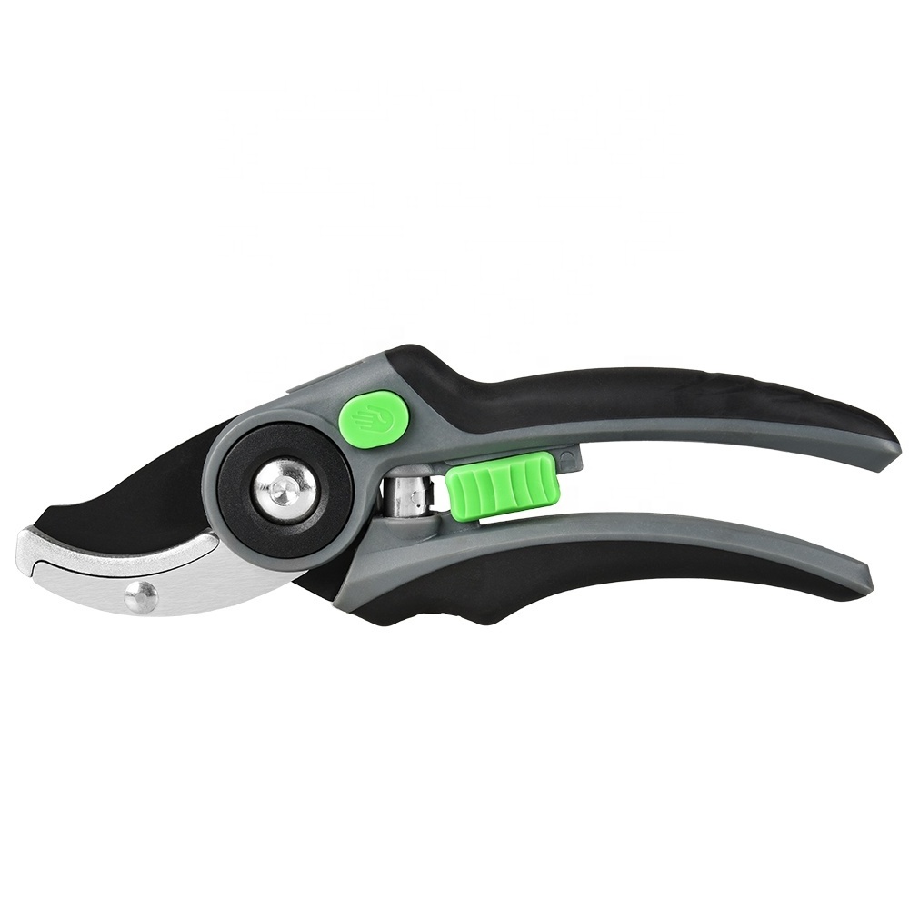 Handle Pruner Shear Indoor and Outdoor Garden Pruning Cutting Curved Blade Trimming Scissors for Garden