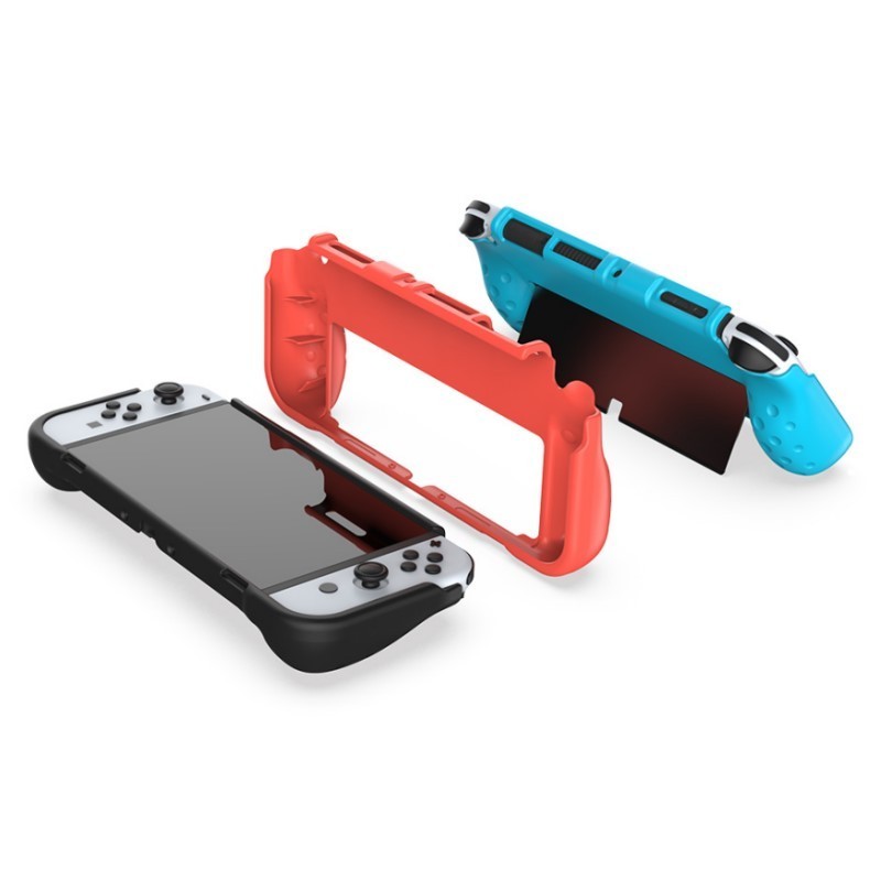 Switch OLED Silicone Case Soft Rubber Protective Shell For Nintendo Switch OLED Console Protection Cover TNS-1142