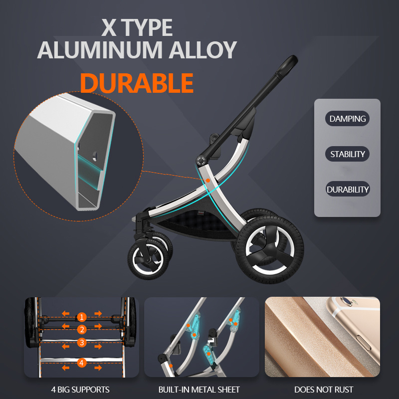 hot sale baby carriage with car seat/ wholesale baby stroller 3 in 1 /cheap folding china factory luxury pram for baby