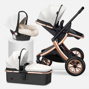 hot sale baby carriage with car seat/ wholesale baby stroller 3 in 1 /cheap folding china factory luxury pram for baby