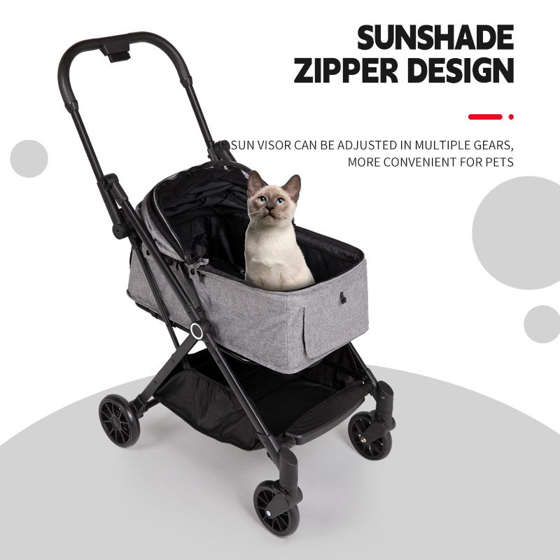 Luxury good quality pet gear travel lite pet stroller /customized pet stroller carrier / wheeled pet stroller