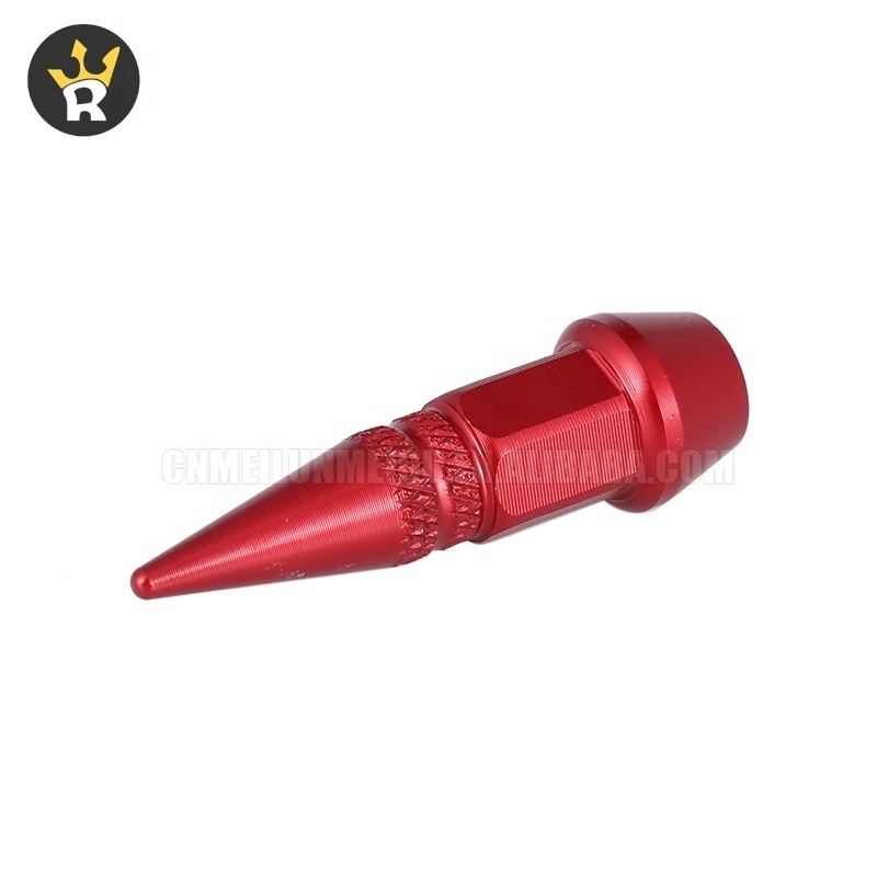 45mm Car Tire Personality Refitting Valve cap Pointed Bullet Valve Cap