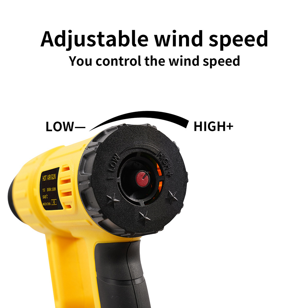 BOSITENG 2000W High performance hot air gun temperature control model heat gun