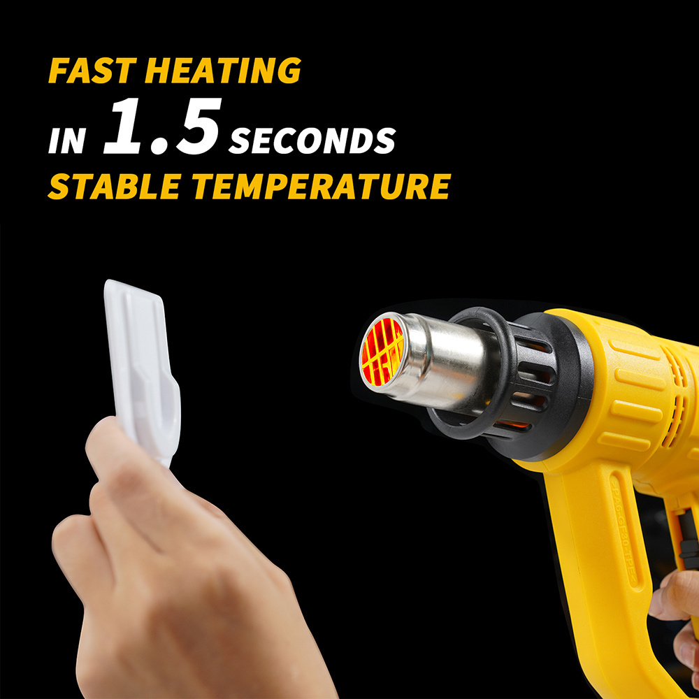 BOSITENG 2000W High performance hot air gun temperature control model heat gun