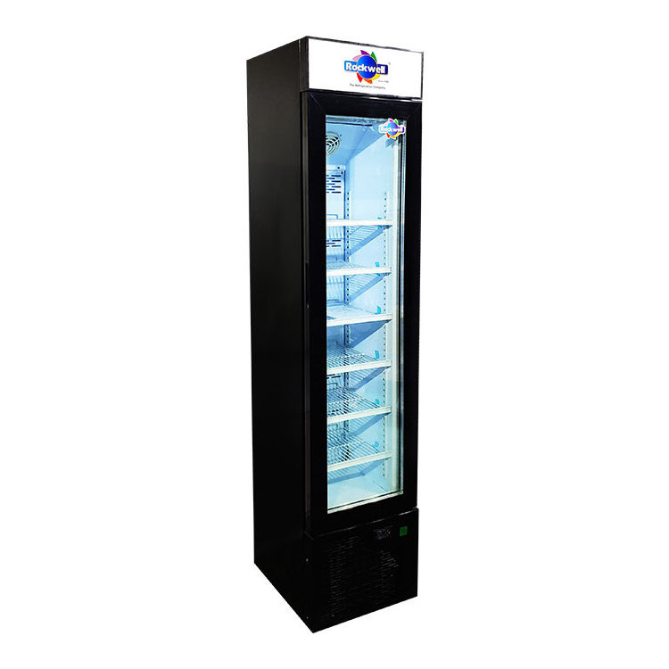 Meisda Hot sale SD105B glass door vertical ice cream frozen food display commercial freezer for supermarket