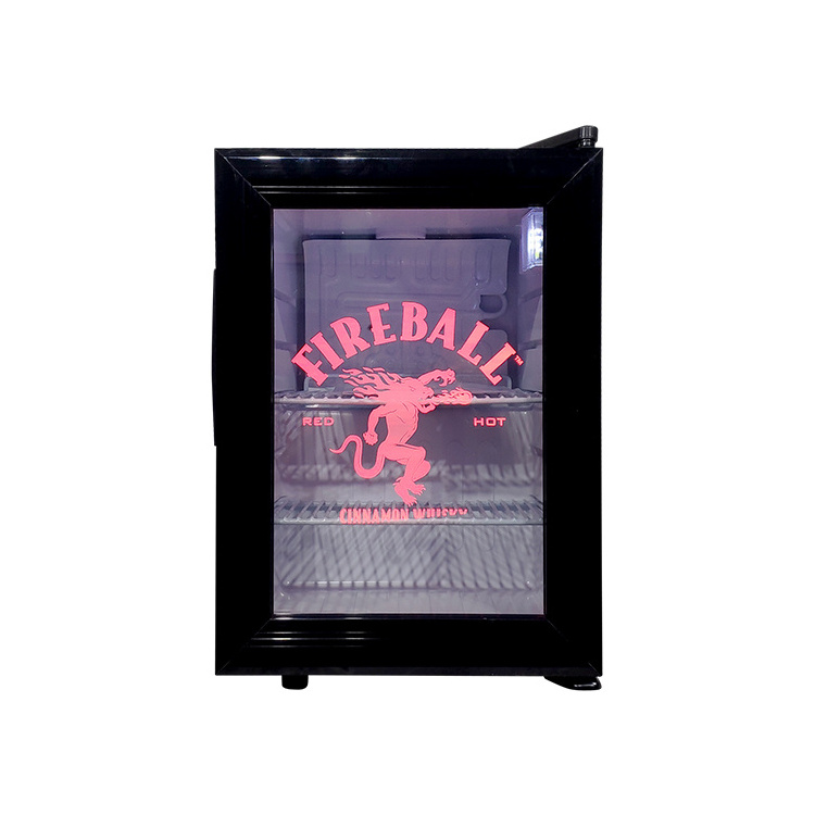 Meisda SC21 Commercial Glass Door Energy Drink Beer 21L Mini Countertop Display Fridge