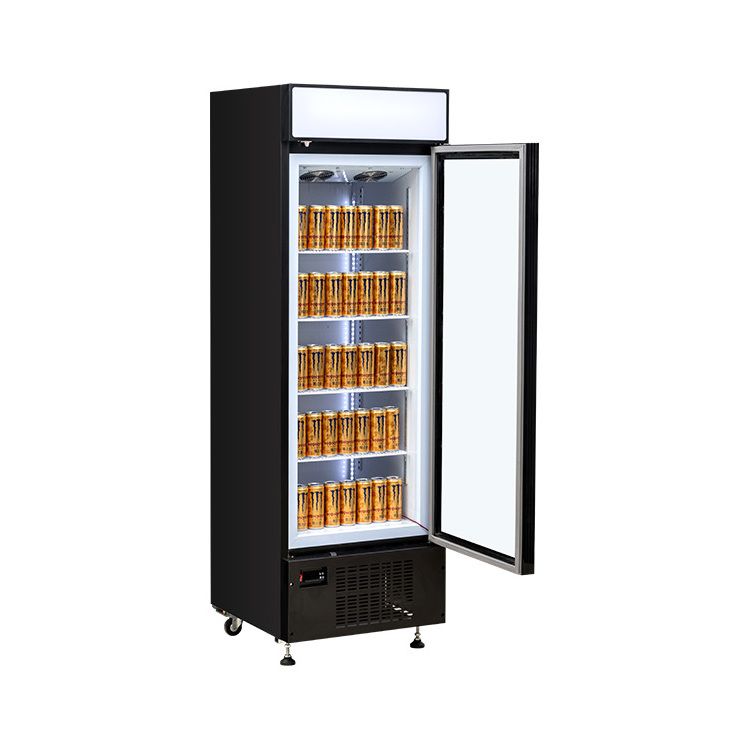 Meisda SD235B Customizable 235L Upright Freezer for Frozen Food & Ice Cream Single-Temperature Display