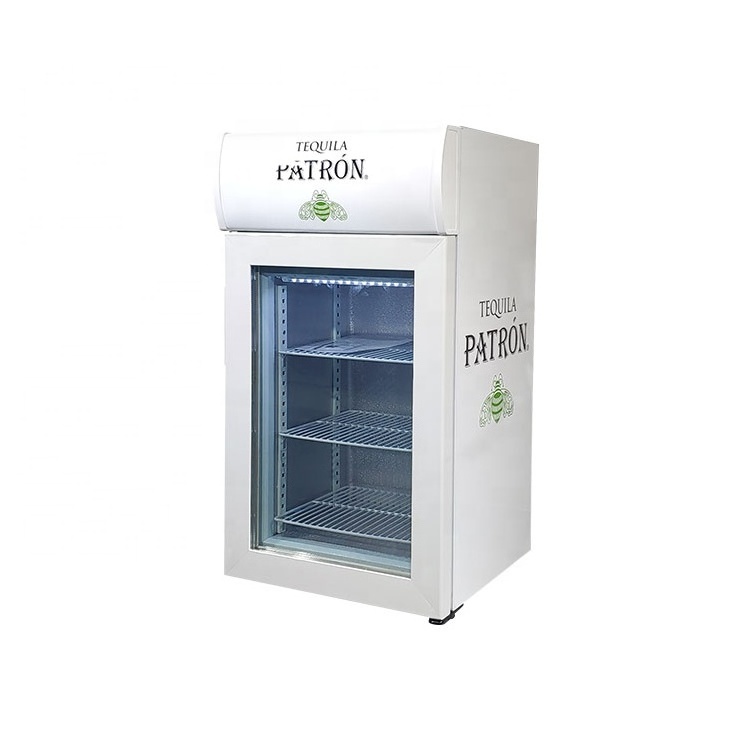 Meisda 50L congelador vertical glass door CE popsicles display freezer