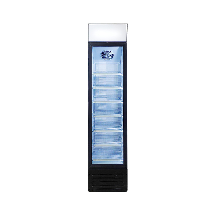 Meisda SC145B 145L Top Sell Supermarket Upright Slim Energy Drink Display Fridge