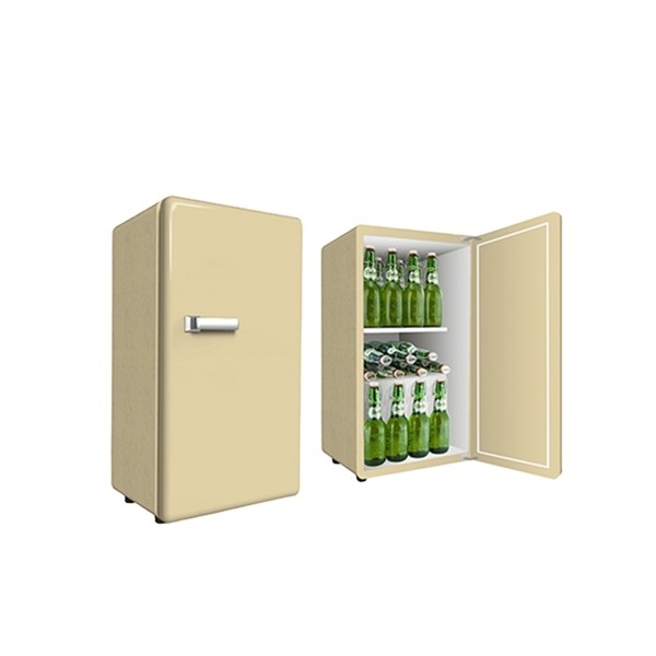 Meisda SC80H hot commercial refrigerator solid door beer drink display mini fridge with handle and bottle opener