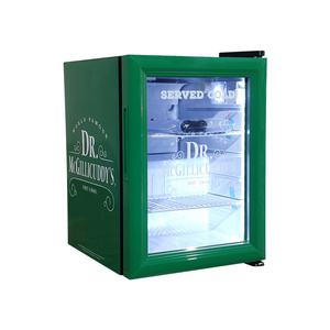 Meisda SC21 Commercial Glass Door Energy Drink Beer 21L Mini Countertop Display Fridge