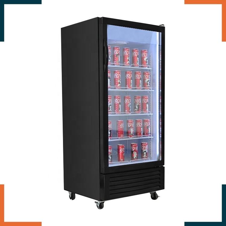 Meisda SC190L 190L upright soft drink beverage display cooler freezing showcase commercial fridge for sale