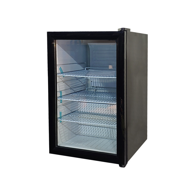 Meisda SC68E 68L Soft Drink Glass Door Commercial Display Fridge With Hidden Hinges