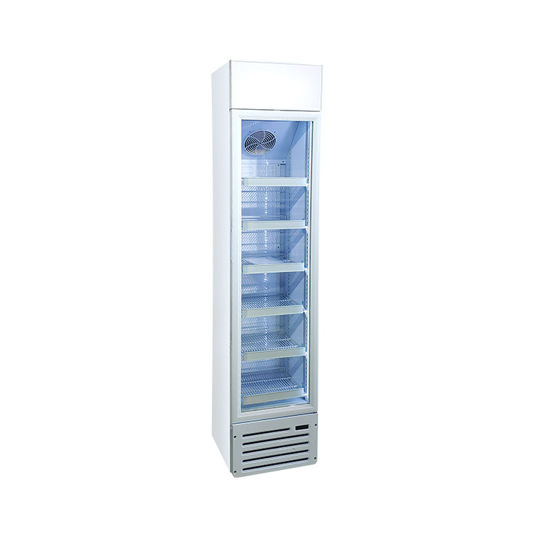 Meisda SC145B 145L Top Sell Supermarket Upright Slim Energy Drink Display Fridge