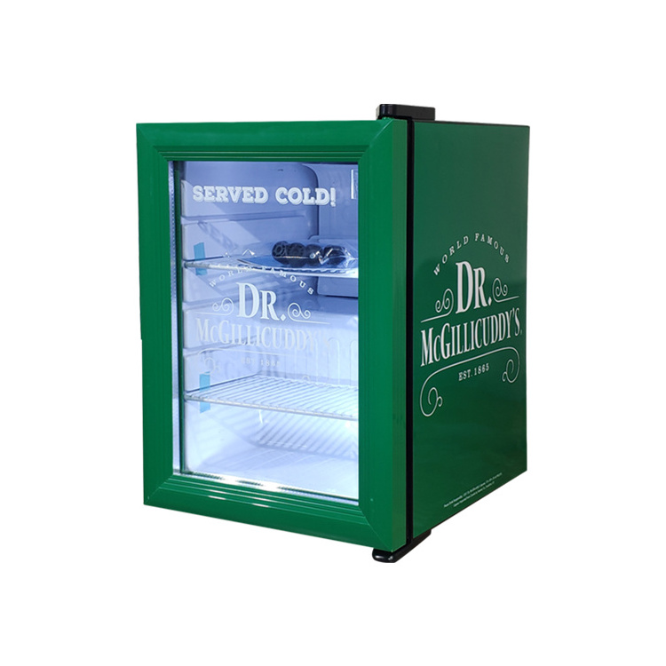 Meisda SC21 Commercial Glass Door Energy Drink Beer 21L Mini Countertop Display Fridge