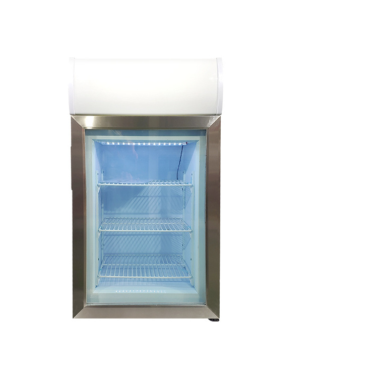 Meisda SD50B 50L ice cream popsicle commercial display freezer with private logo sticker and lock