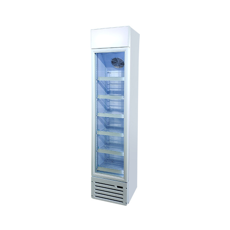 Meisda SC145B 145L Top Sell Supermarket Upright Slim Energy Drink Display Fridge